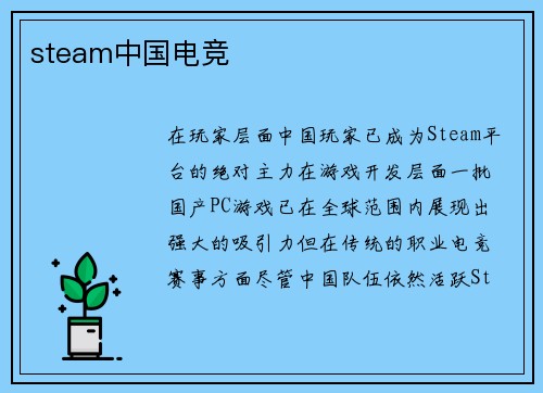 steam中国电竞